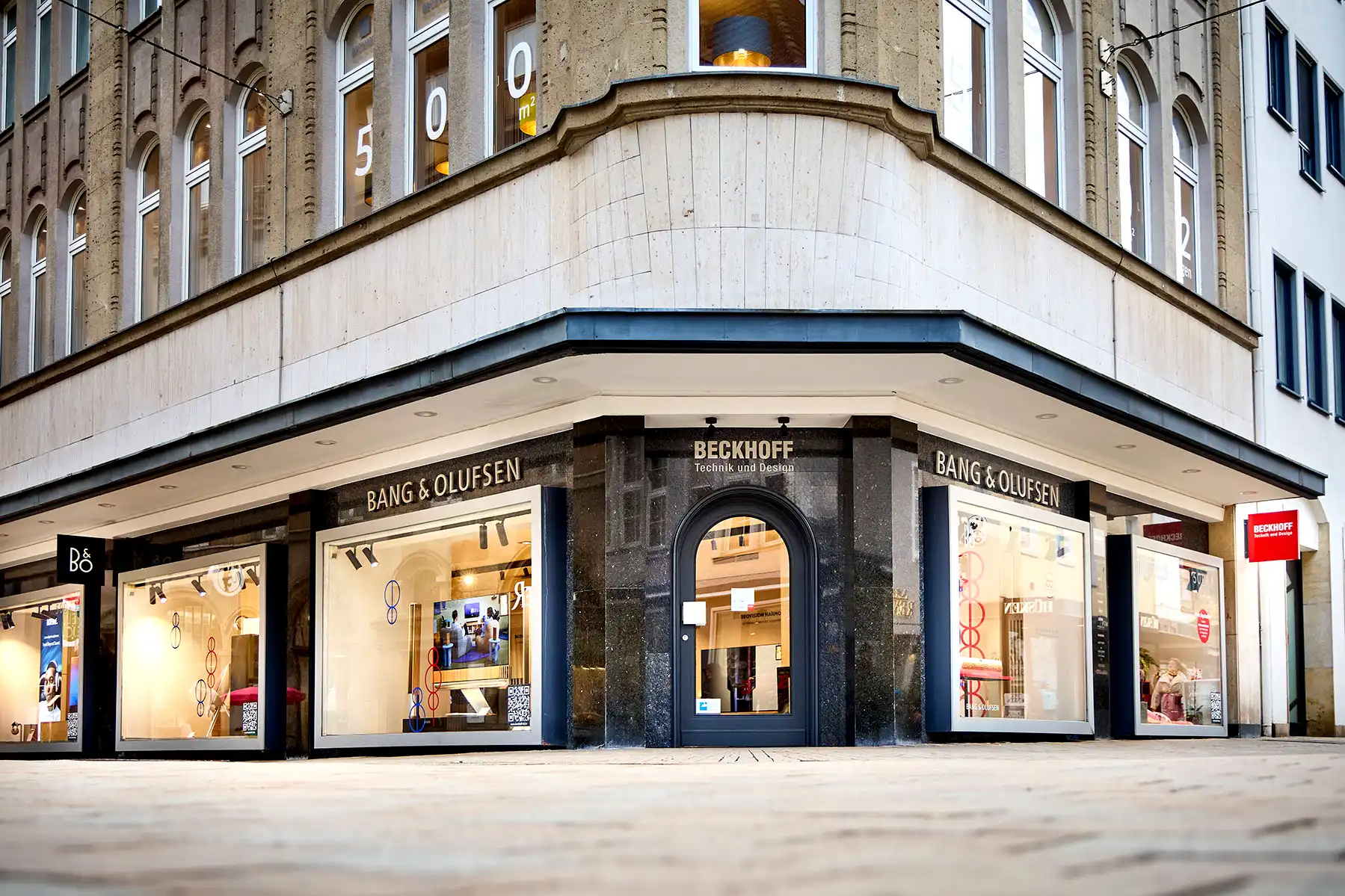 Blick in den Beckhoff Store in der Bielefelder Altstadt