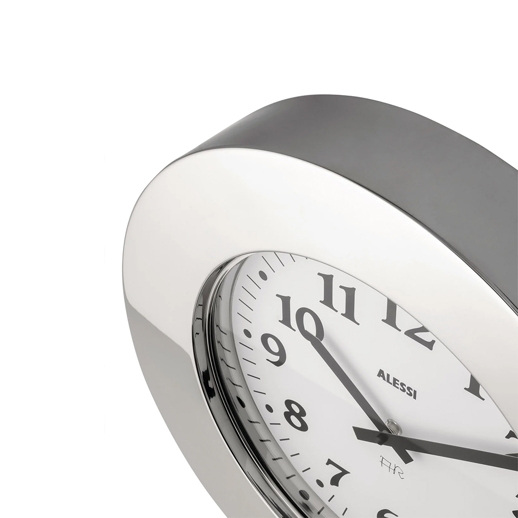 Wanduhr Momento - Edelstahl