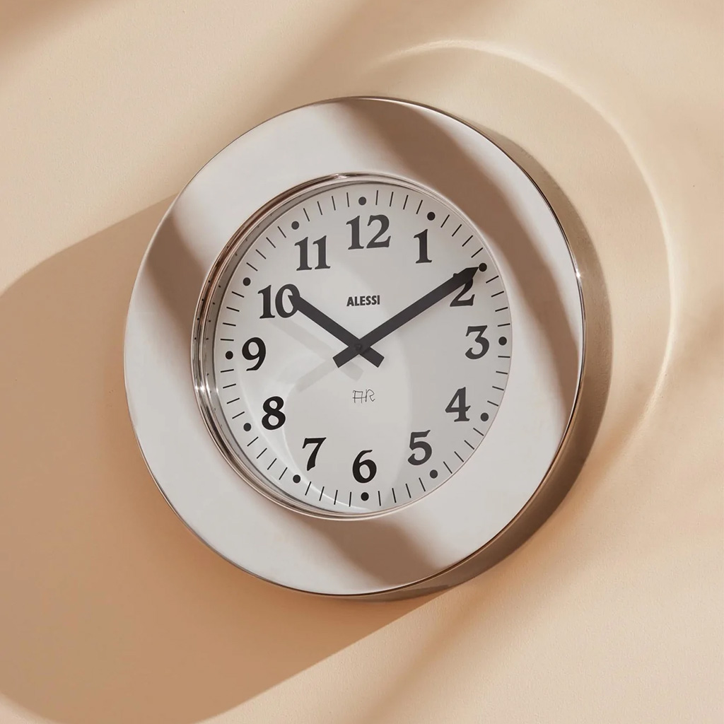 Wanduhr Momento - Edelstahl