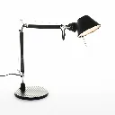 Tolomeo Micro Table mit Fuß schwarz