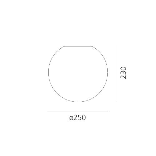 artemide-dioscuri-wandleuchte-abmessung.webp