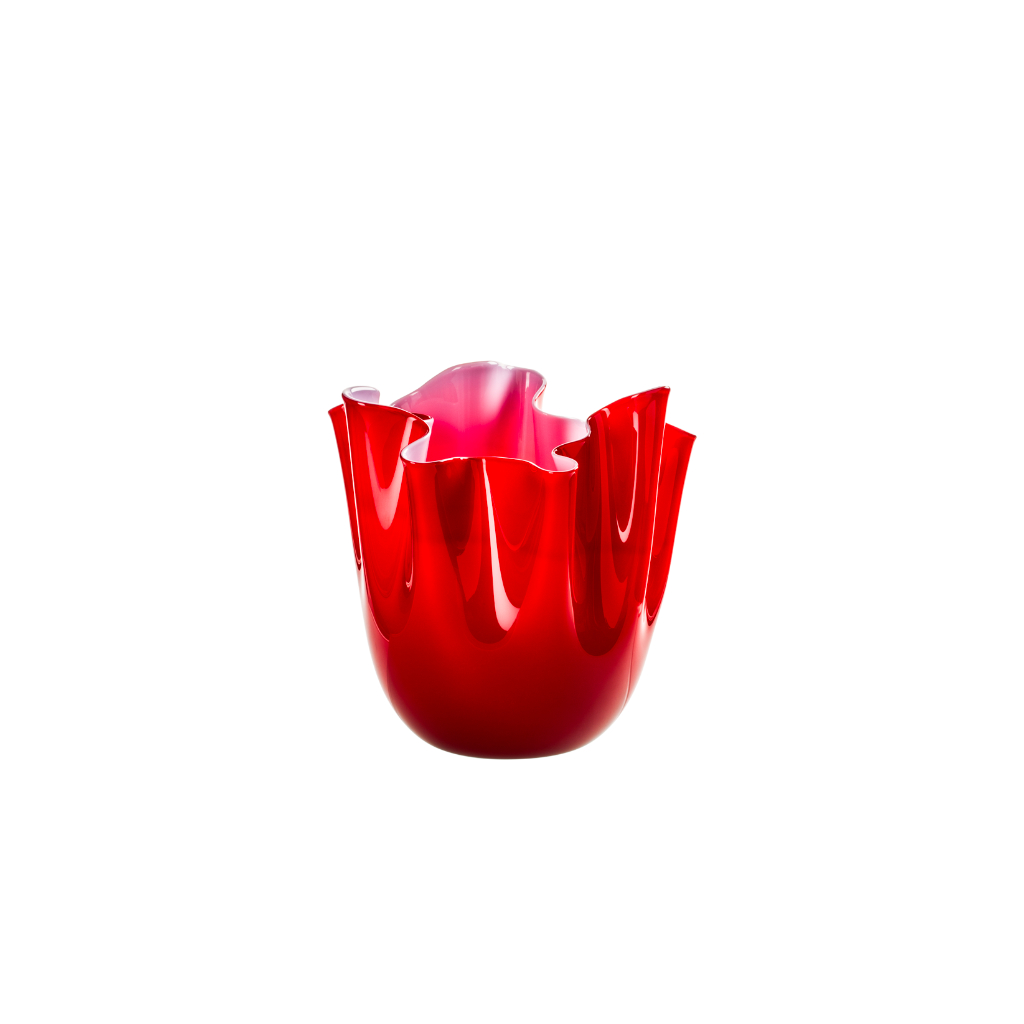 Vase Fazzoletto opalino - Ø 20 cm H 24 cm