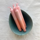 Stabkerze (4er Set) - Pastell Shades