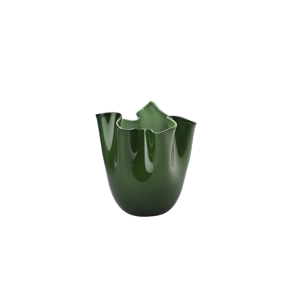 Vase Fazzoletto opalino - Ø 20 cm H 24 cm