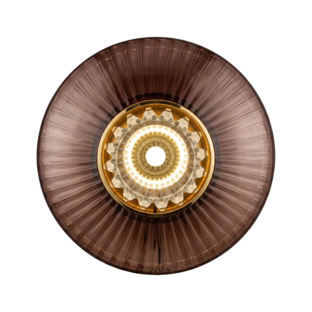 New Wave Optic Wall XL Wandleuchte, gold/purple, inkl. Eyeball XL, Sonderedition