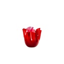 Vase Fazzoletto opalino - Ø 13 cm H 13 cm