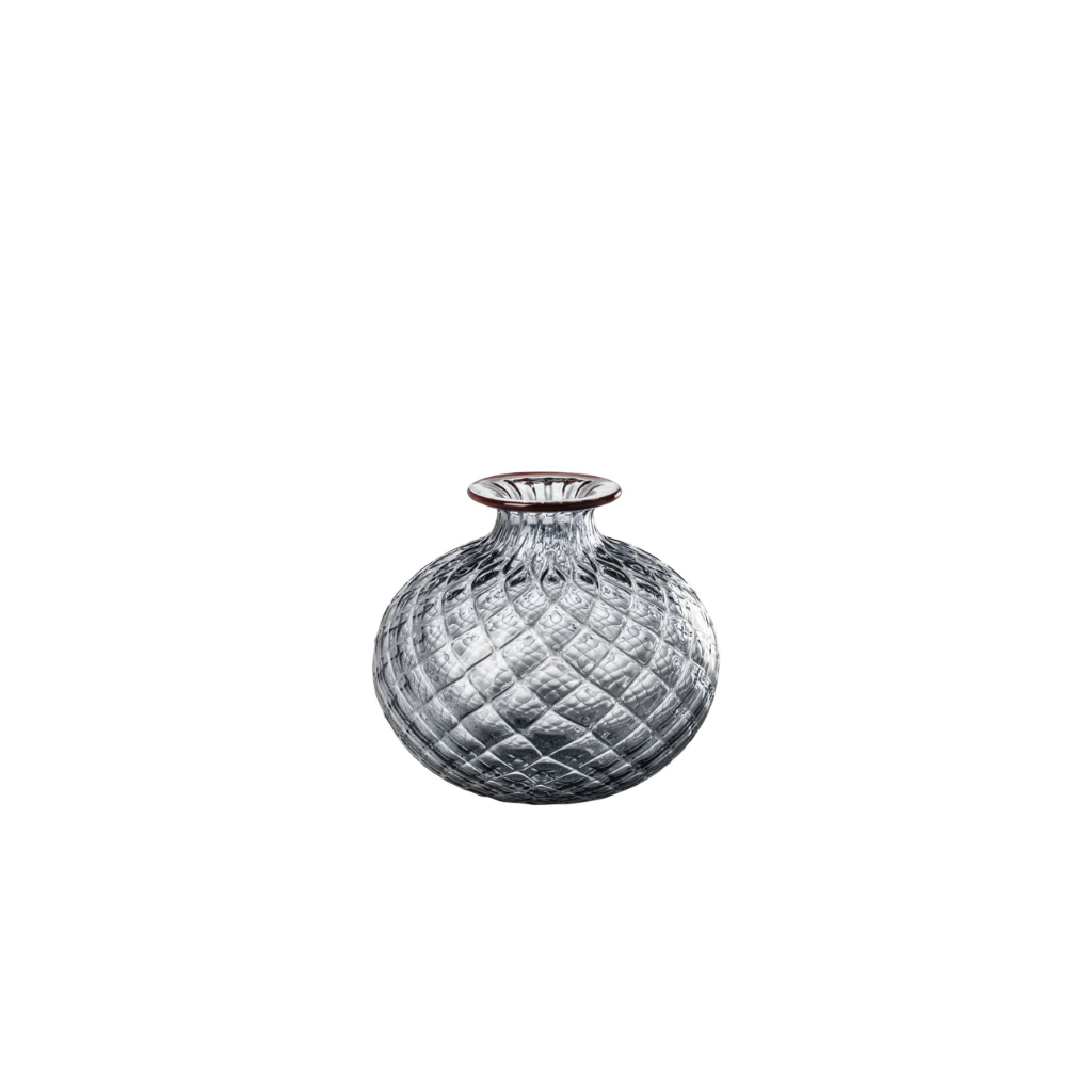 [FO310036000F0A61] Vase Monofiore Balloton gestaucht - Ø 12,5 cm H 12,5 cm (grape)