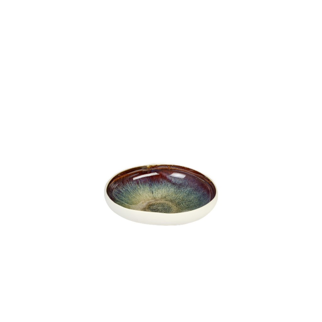 [21588] Schale Takeo - Keramik mystic topas (Ø 20 cm)