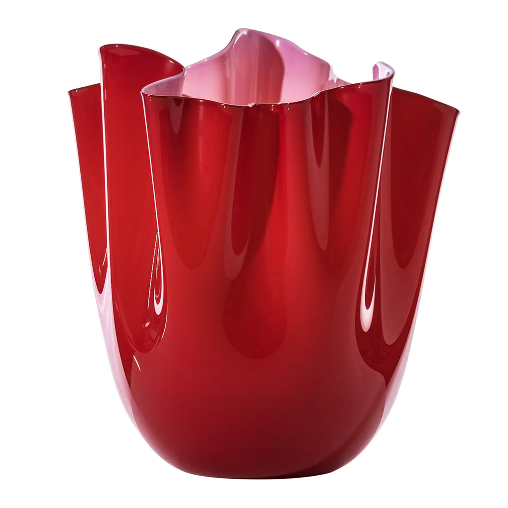 Vase Fazzoletto opalino - Ø 23 cm H 31 cm