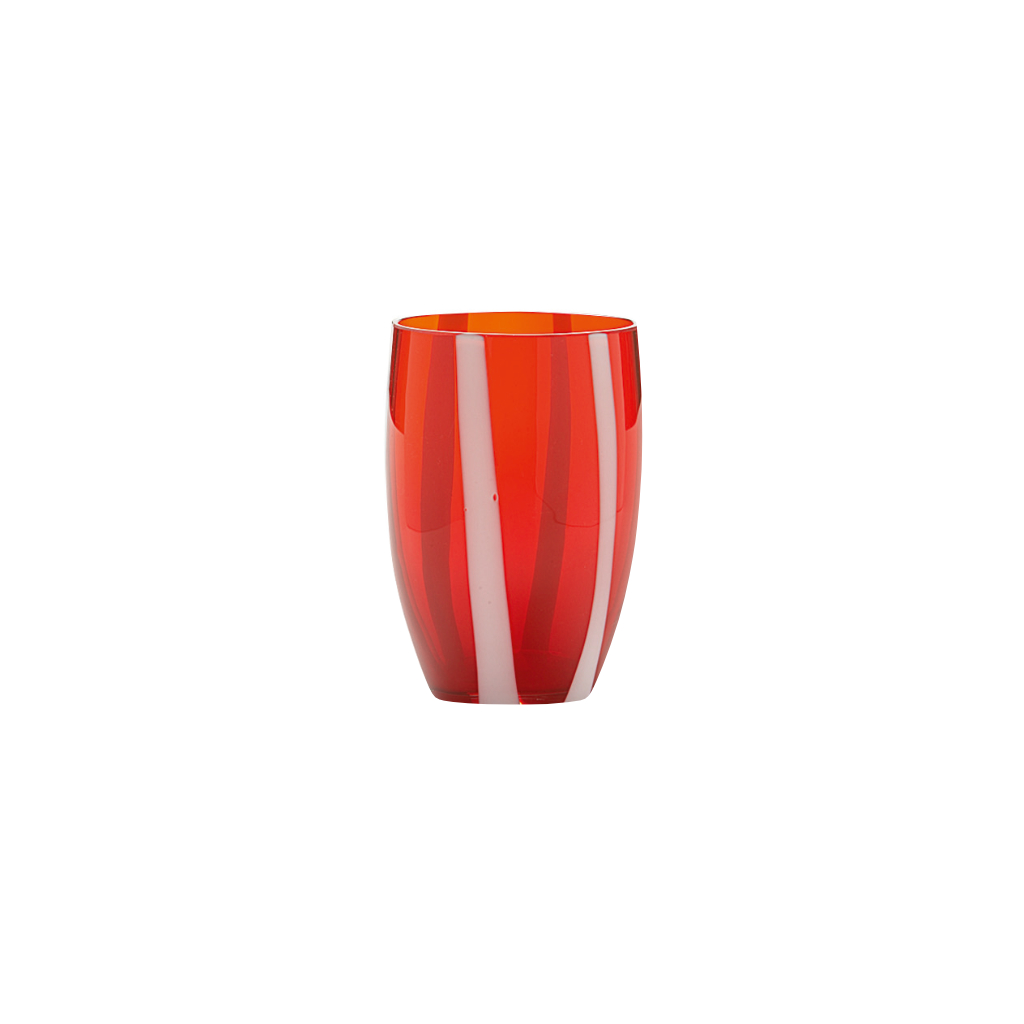 Trinkglas Gessato