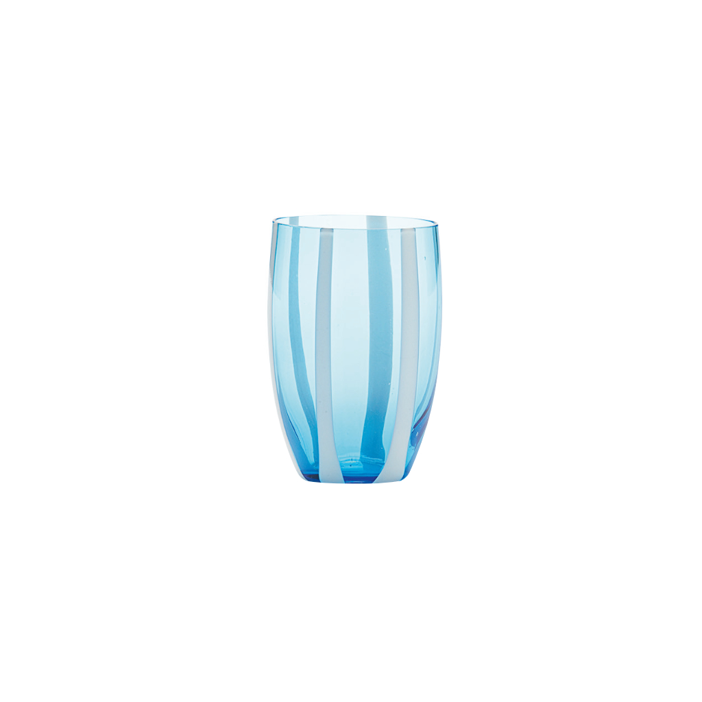Trinkglas Gessato