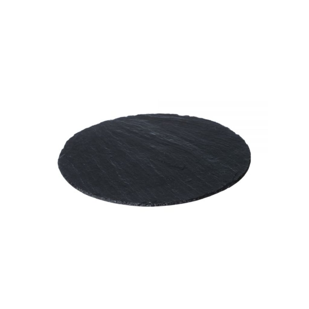 [JS/CB/O/B] Schiefer Schneidebrett rund - Ø 30 cm (schlicht)