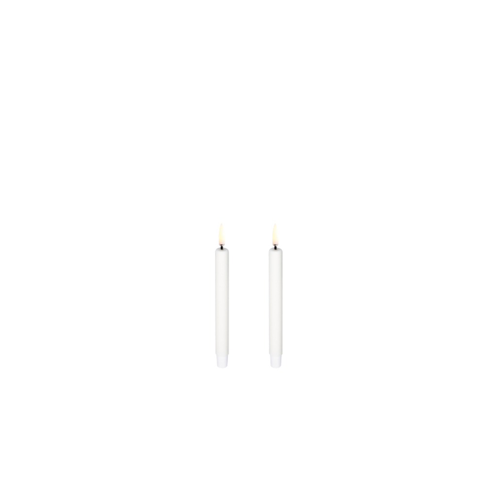 [UL-TA-NW01312-2] LED Mini - Stabkerze (2er Set) (nordic white)