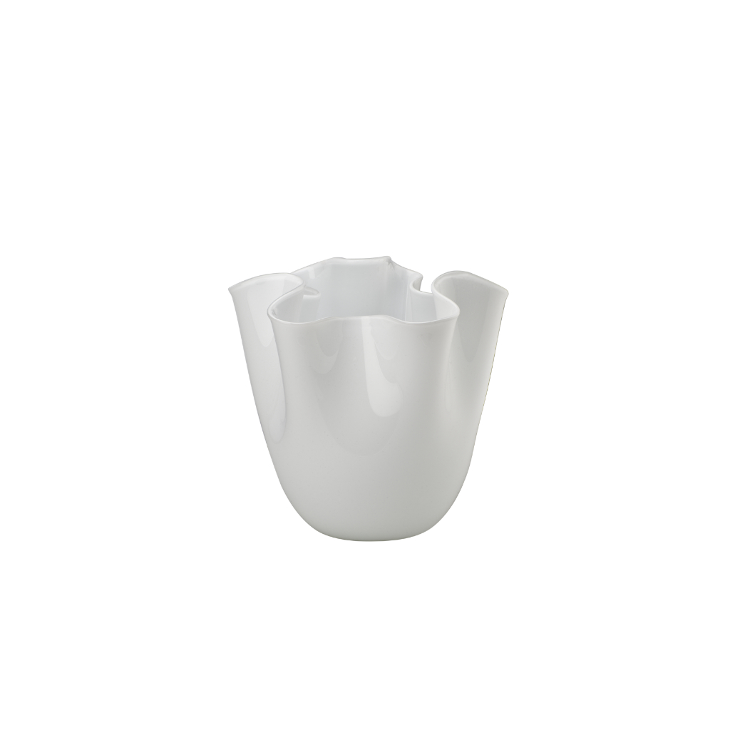 Vase Fazzoletto opalino - Ø 20 cm H 24 cm