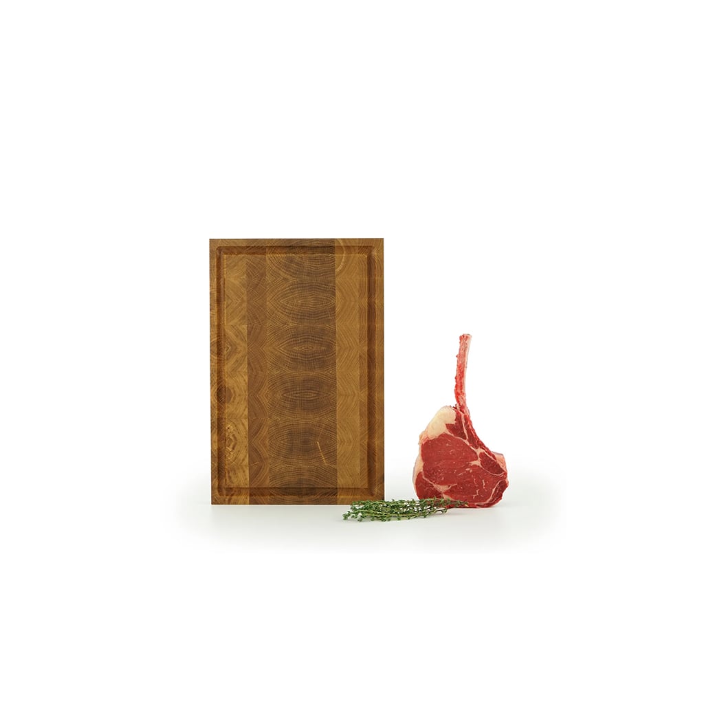 [ESSENTIAL SBR 45/29,5 Stirnholz] Schneidebrett Essential Reversible Eiche - mit Stirnholz (medium 29,5 x 45 cm)