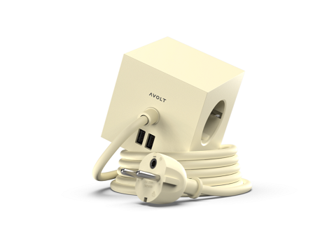 Steckdose Square 1 - mit USB A