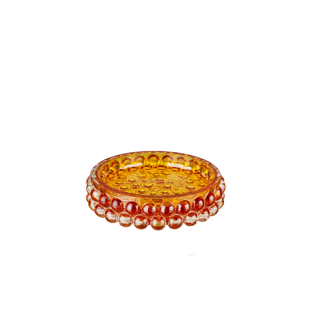 Schale Hurricane Boule Plateau (amber)