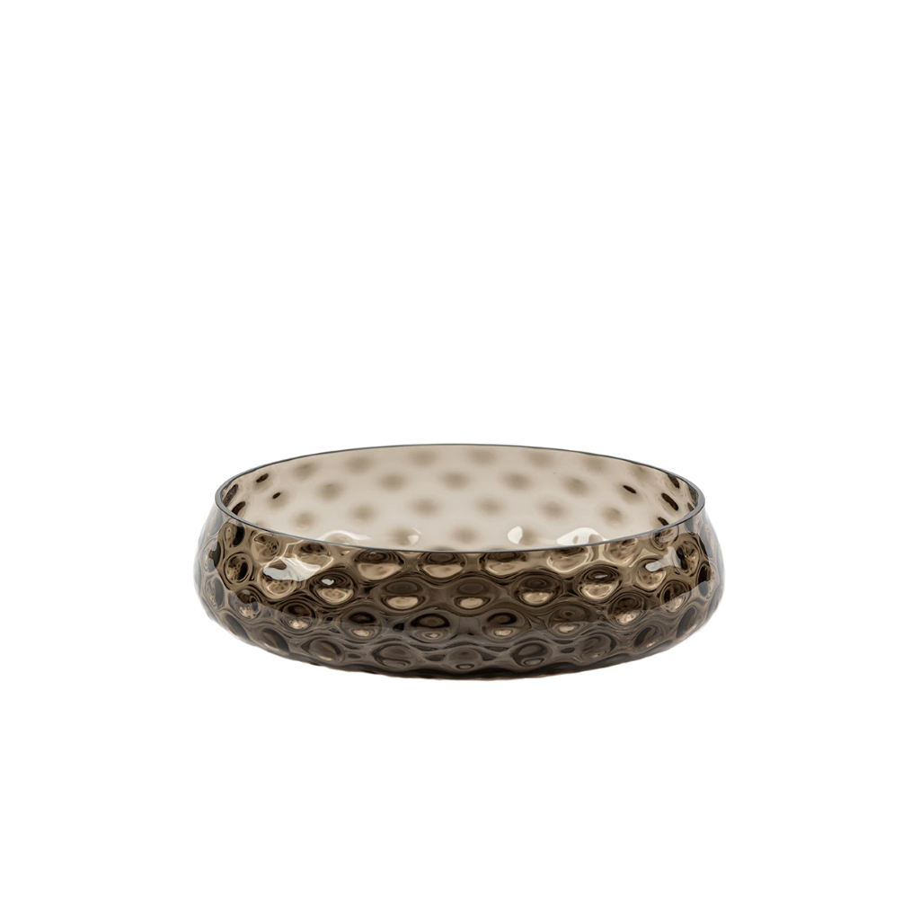 [KO-10008 black smoke] Schale Danish Summer - large (black smoke)