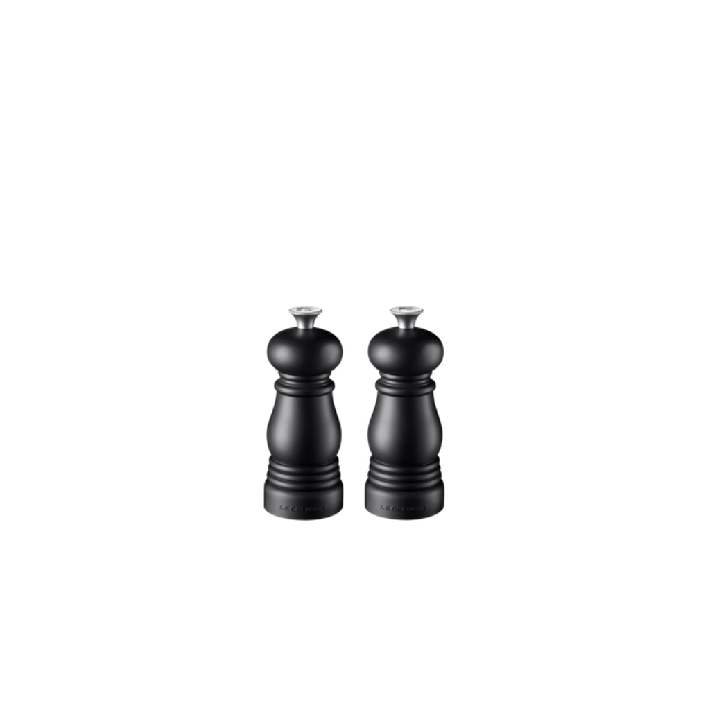 [44900110000000] Mühlen-Set klein (schwarz matt)