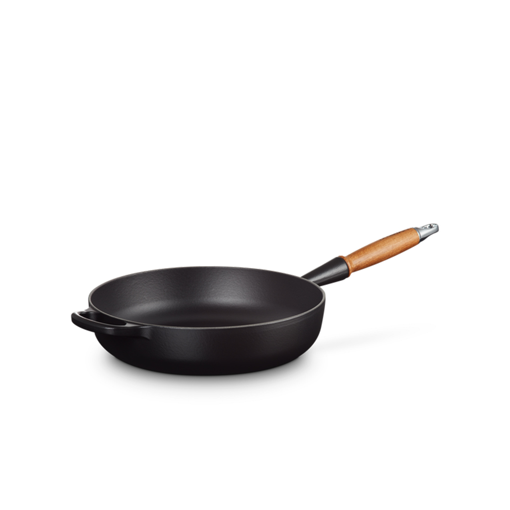 [20259280000422] Sautépfanne Signature mit Holzgriff - 28 cm (schwarz matt)