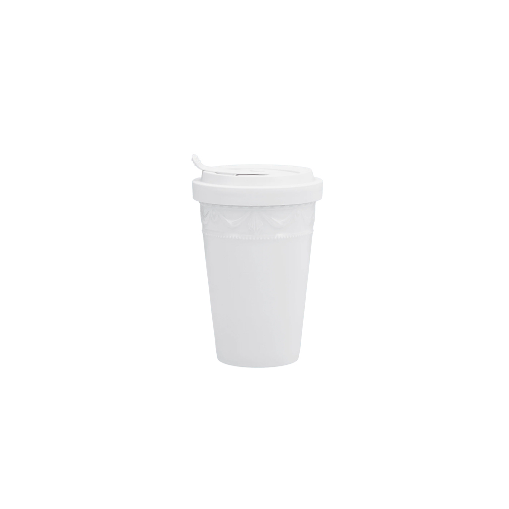 [15853100] Becher Kurland KPM To-Go (weiß)