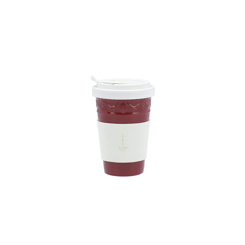 Becher Kurland KPM To-go - limitiert mit Ledermannschette