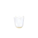 Vase Fazzoletto opalino - Ø 13,5 cm H 13,5 cm