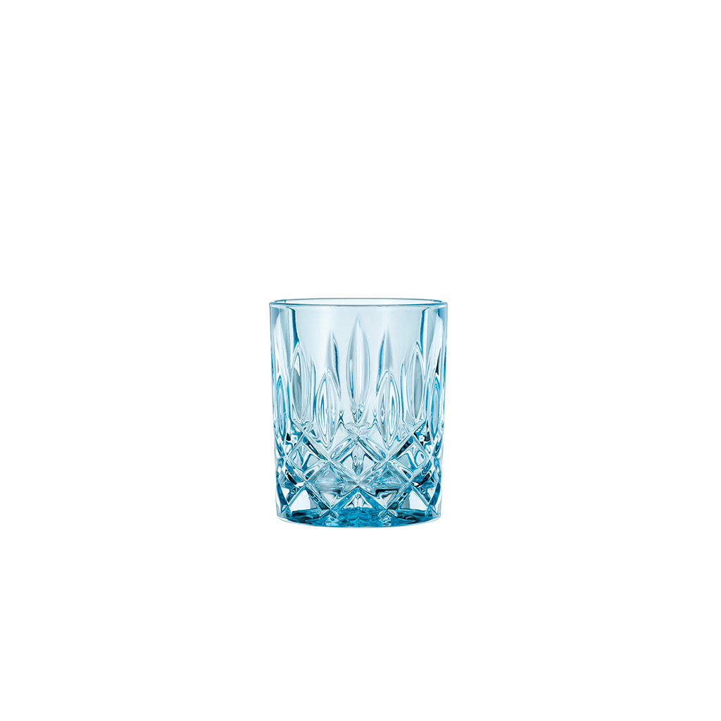 [104239] Whiskybecher Noblesse - 2er Set, farbig (aqua)