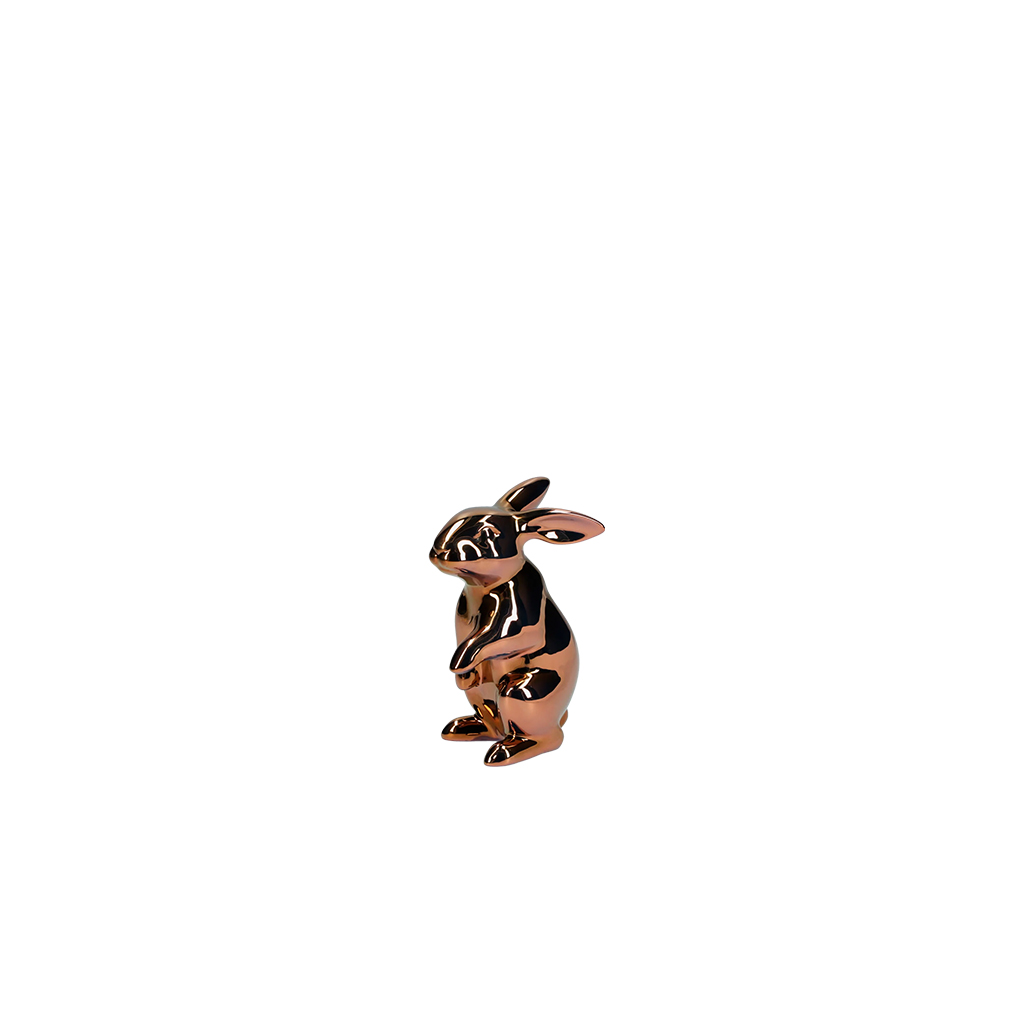[459373 - 5406] Figur Hase - Lüster (kupfer, stehend)