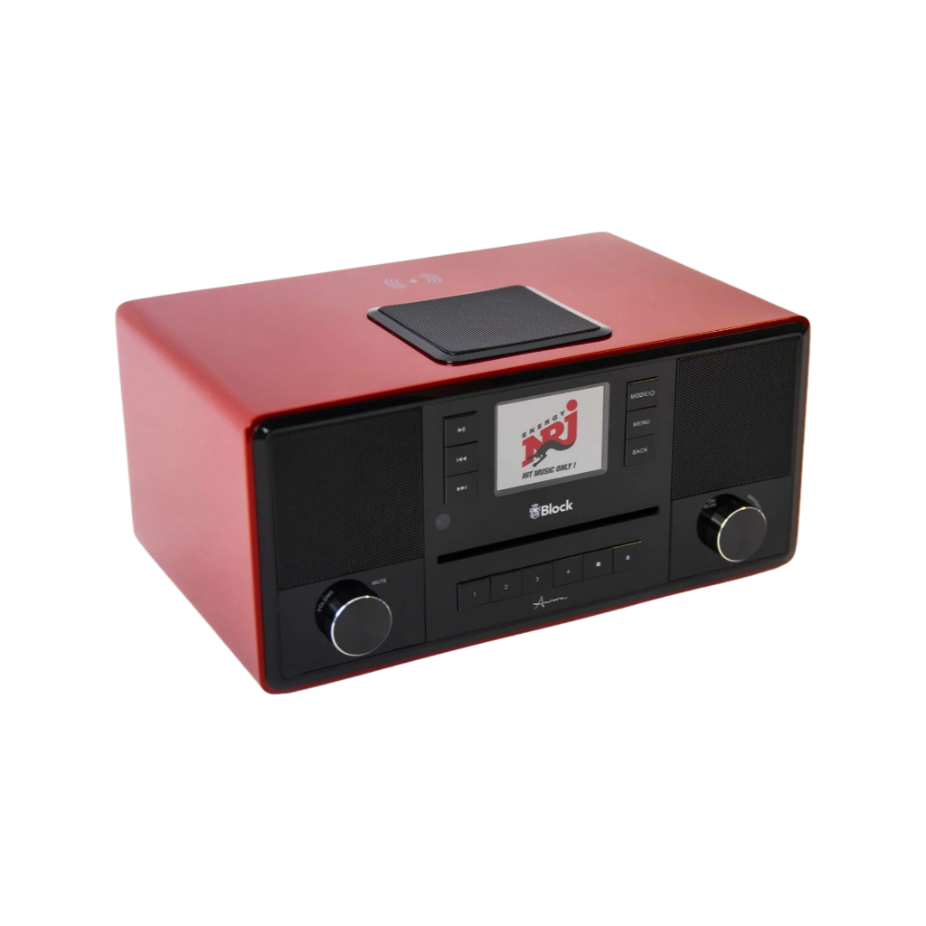 [AB10208-006] Aurora Smartradio hgl. rot CD, UKW, DAB+, Internetradio