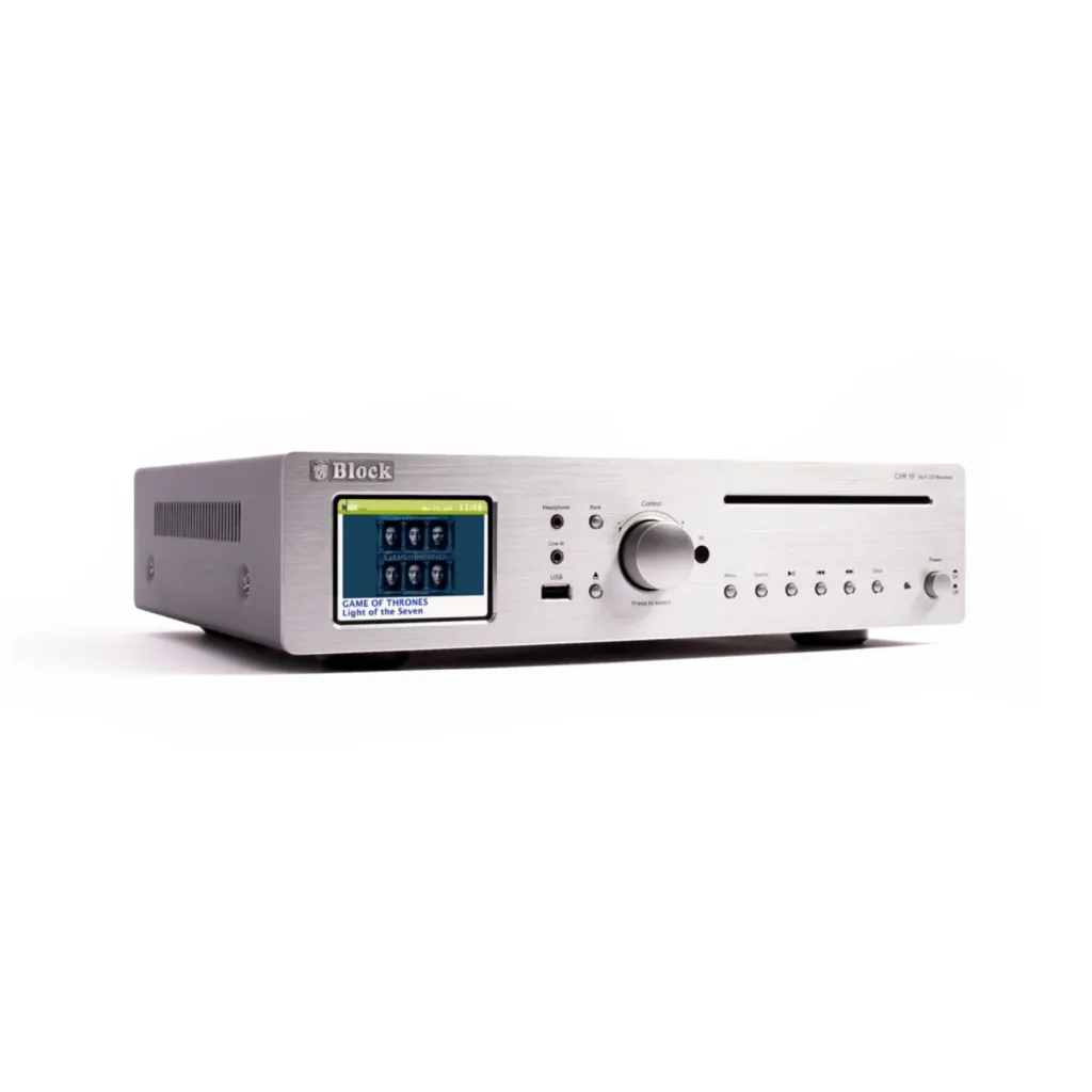 [AB0103-01] CVR-10 CD-Receiver mit WLAN, Bluetooth und DAB+, Silber