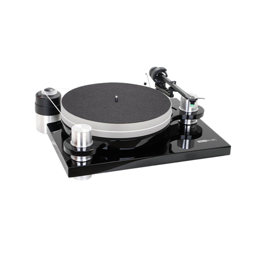 PS100+ Klavierlackschwarz High-End-Schallplattenspieler