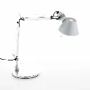 Tolomeo Micro Table mit Fuß aluminium
