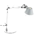 Tolomeo Micro Tischleuchte mit Fuß, Aluminium