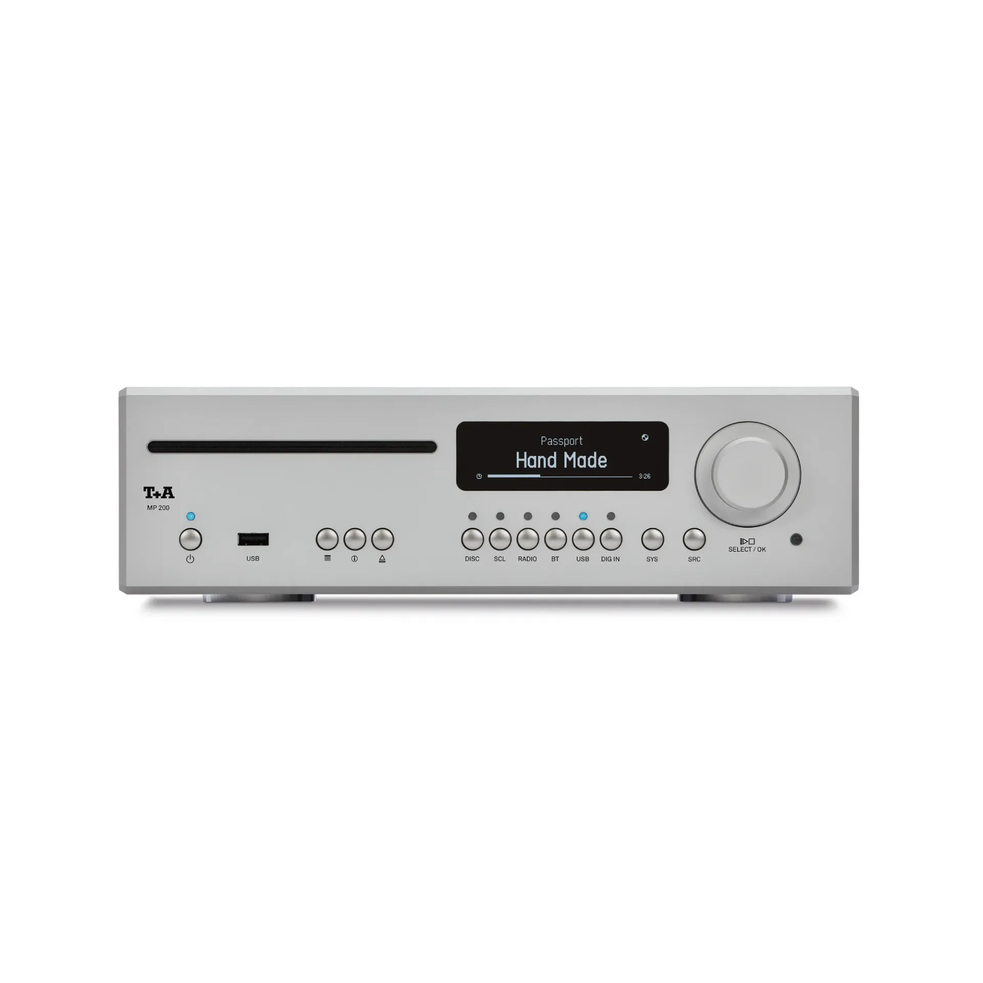 MP 200 Alu silber, FM 200 Multi Source Player