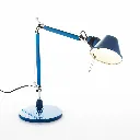 Tolomeo Micro Table mit Fuß blue