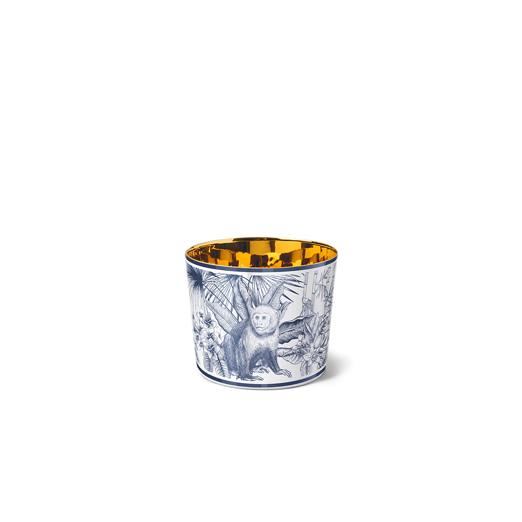 [OB1785 57131] Champagnerbecher Sip of Gold - Paraíso Blue (Monkey)