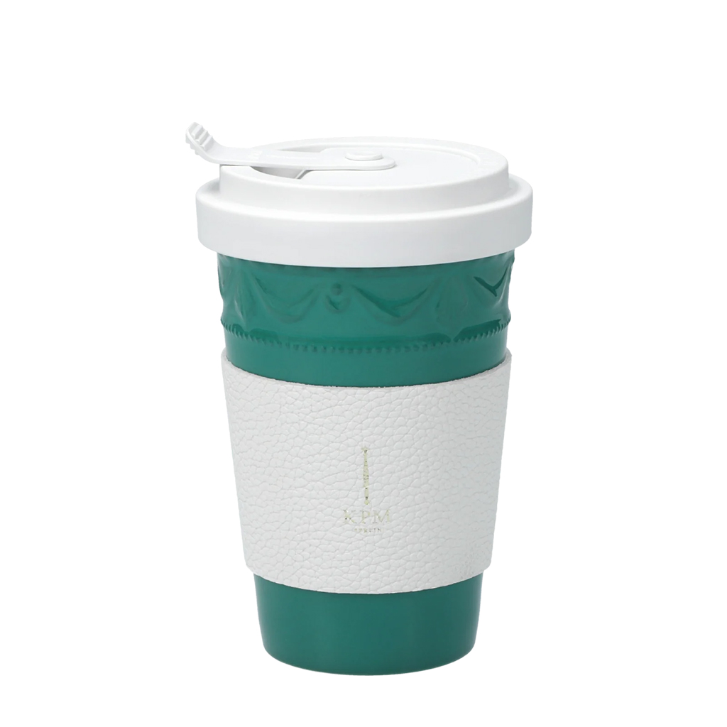 [158531-5440] Becher Kurland KPM To-Go Color - inkl. Manschette (melone)