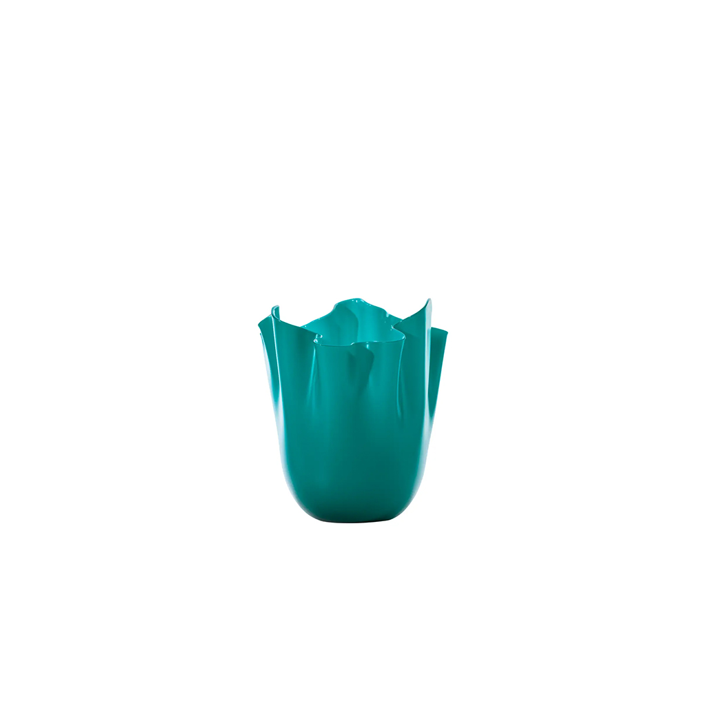 Vase Fazzoletto opalino - Ø 13,5 cm H 13,5 cm