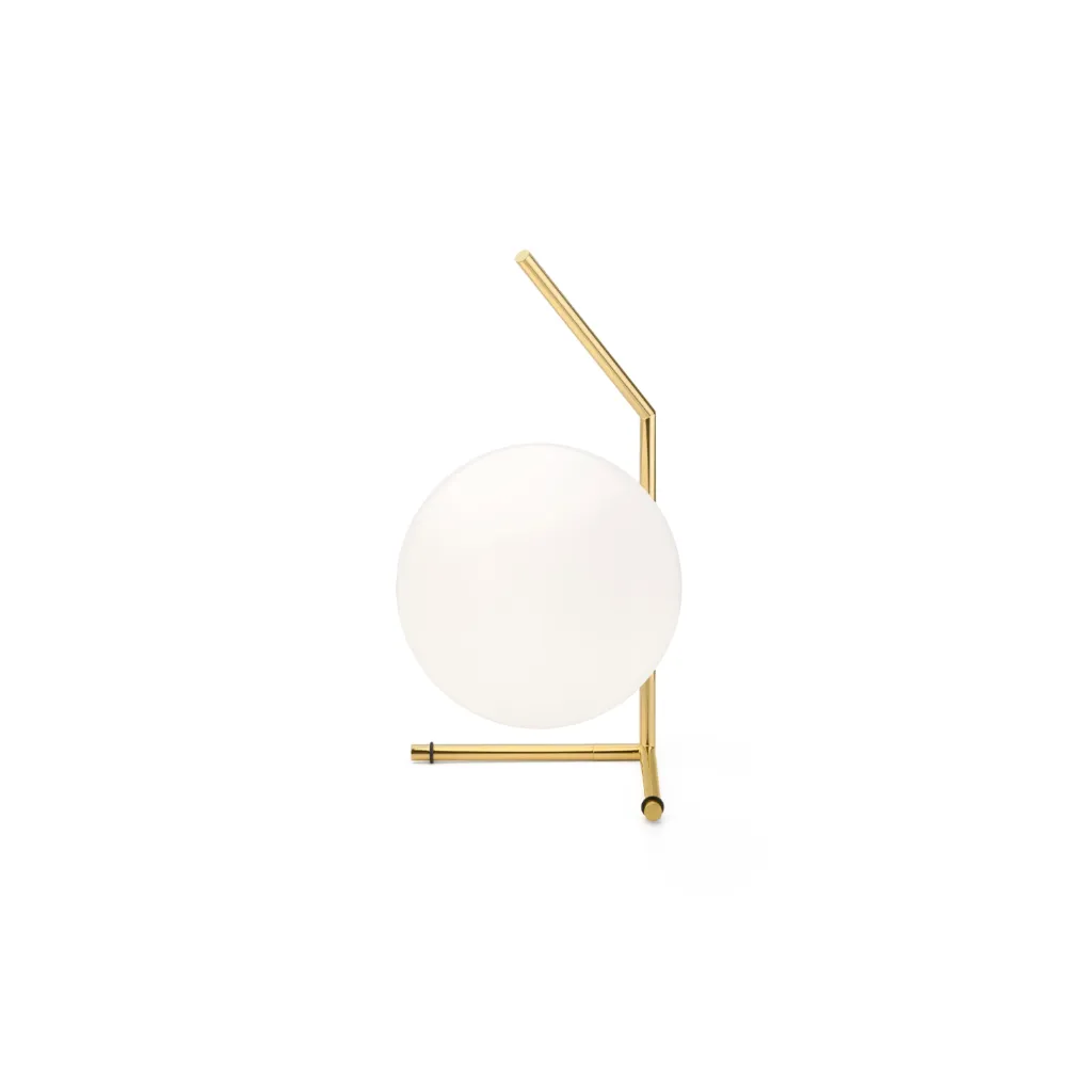 IC T1 Low 10 Anniversary Tischleuchte, 24 Karat vergoldet