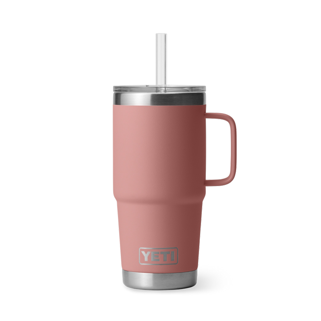 Reisebecher Rambler 25 OZ - mit Trinkhalmdeckel (710 ml)