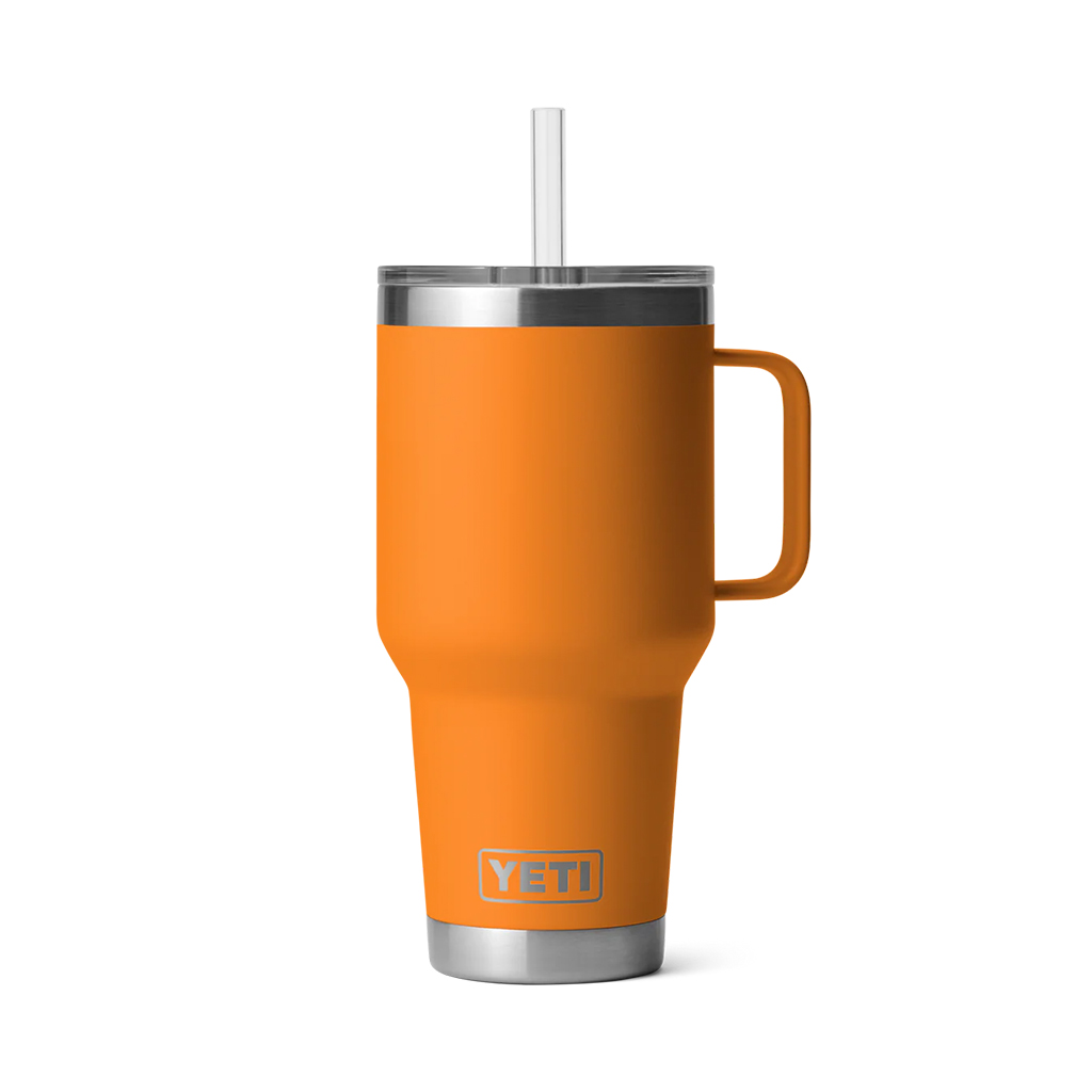 [70000001962] Reisebecher Rambler 35 OZ - mit Trinkhalmdeckel (994 ml) (king crab orange)