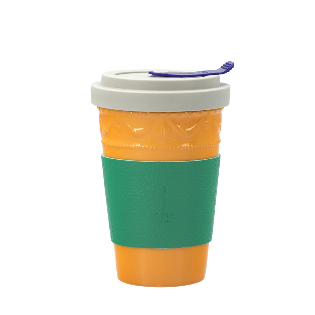 Becher Kurland KPM To-Go Edition Farvet - inkl. Manschette