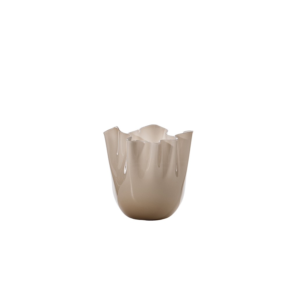 Vase Fazzoletto opalino - Ø 13,5 cm H 13,5 cm