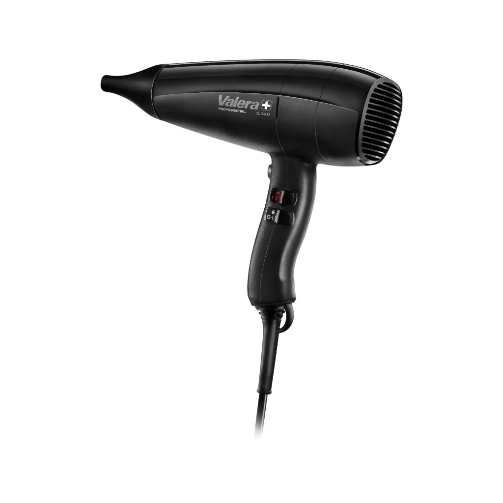 Swiss Light 3400 Ionic Haartrockner, 2000W, DC-Motor, Schwarz