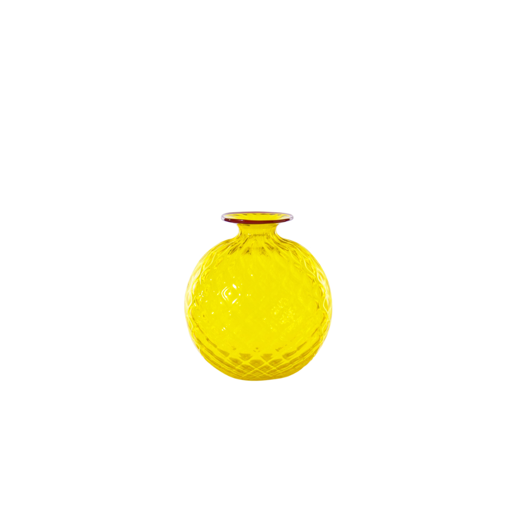[FO310016000F02K] Vase Monofiore Balloton - Ø 14 cm H 16,5 cm (yellow canary)