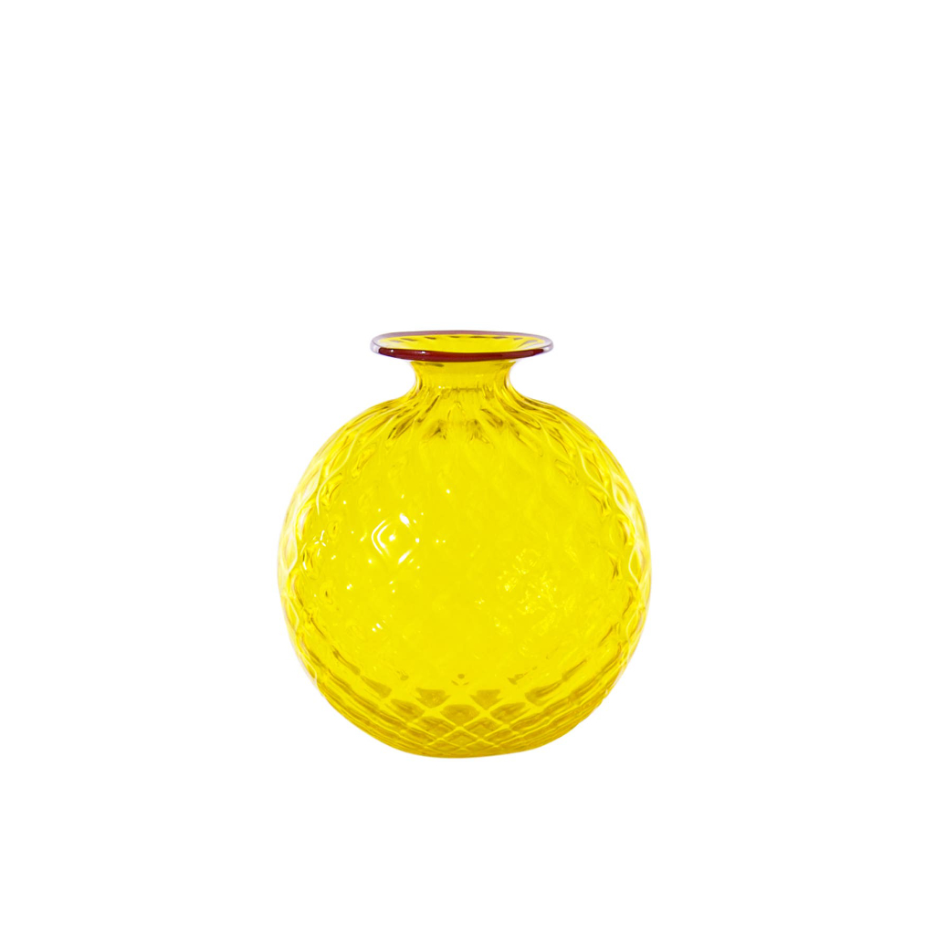[FO310018000F02K] Vase Monofiore Balloton - Ø 18 cm H 20,5 cm (yellow canary)