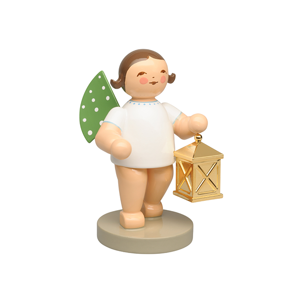 [650/301] Weggefährte - Engel mit Laterne, Nr. 18 vergoldet 