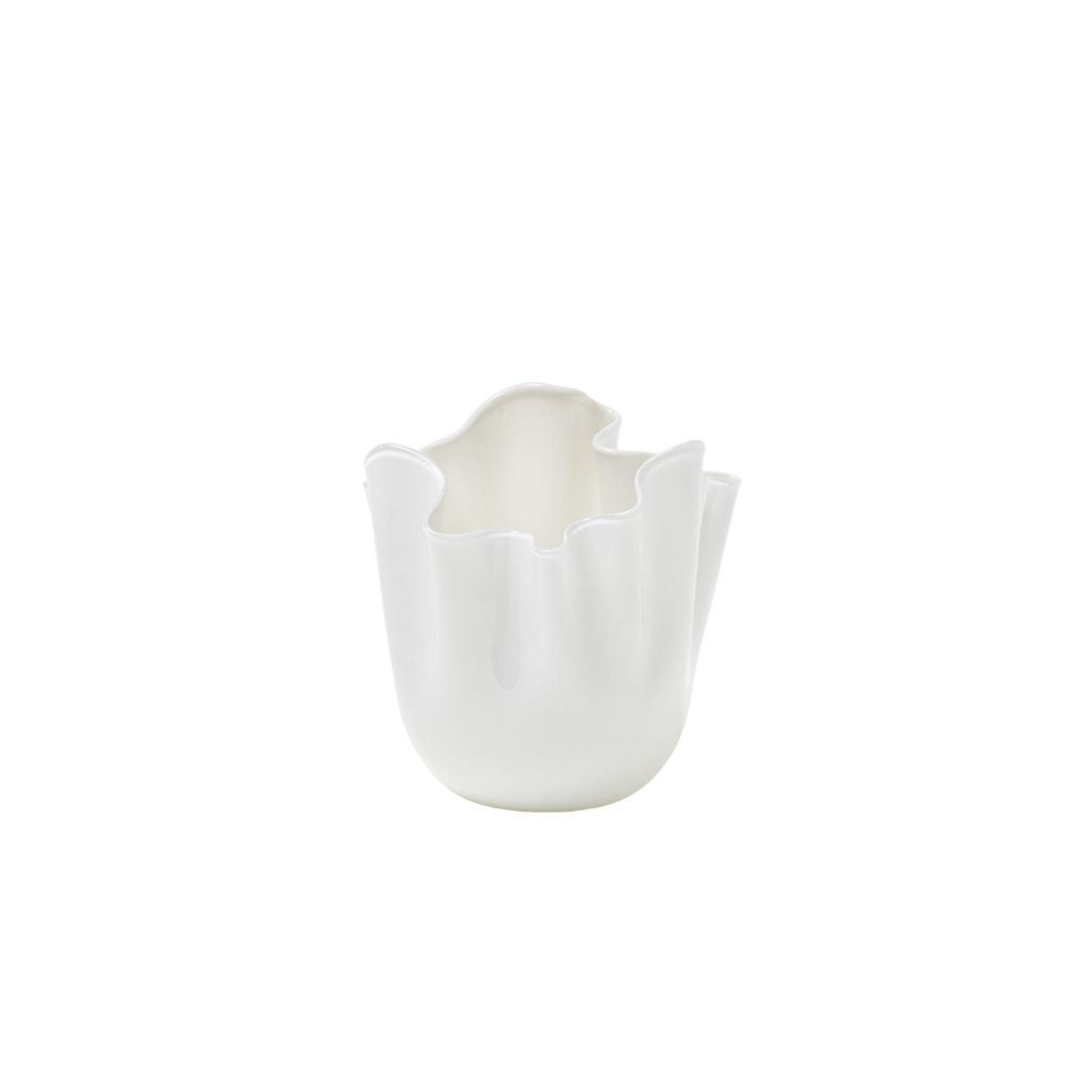 Vase Fazzoletto opalino - Ø 20 cm H 24 cm