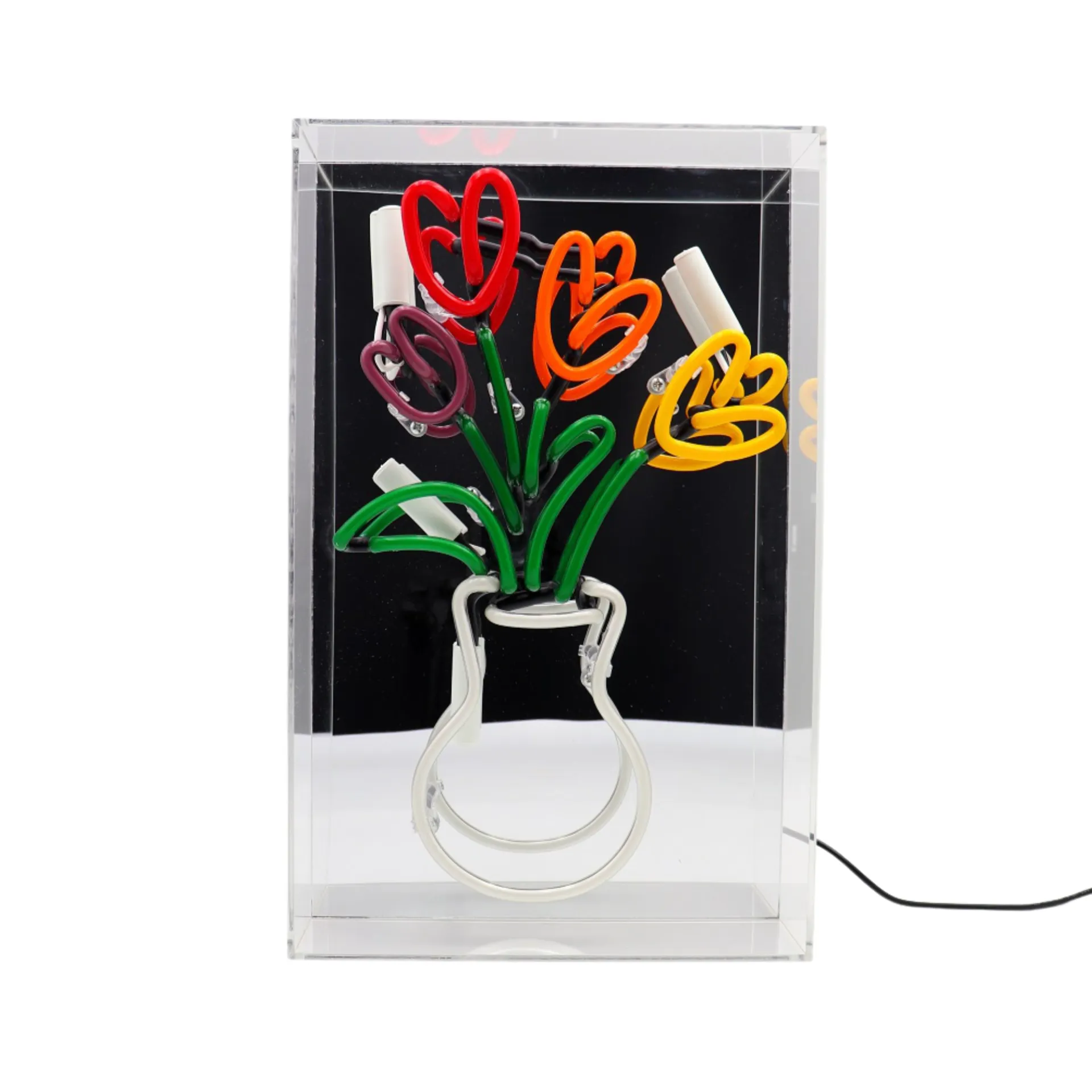 [DK-LACBN-TULIPS] Tulips Neon-Box, Acryl, Groß